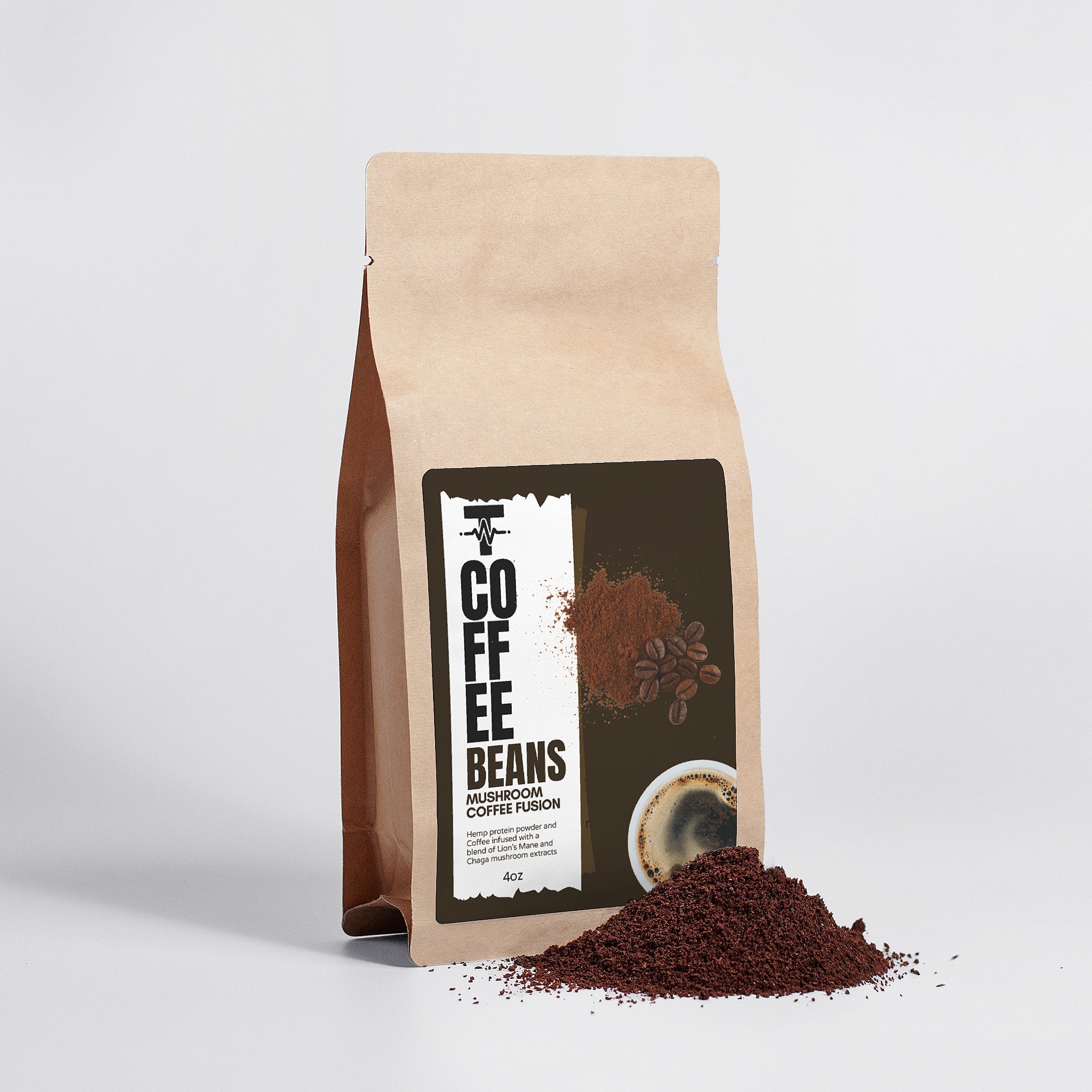 Mushroom Coffee Fusion - Lion’s Mane & Chaga 4oz