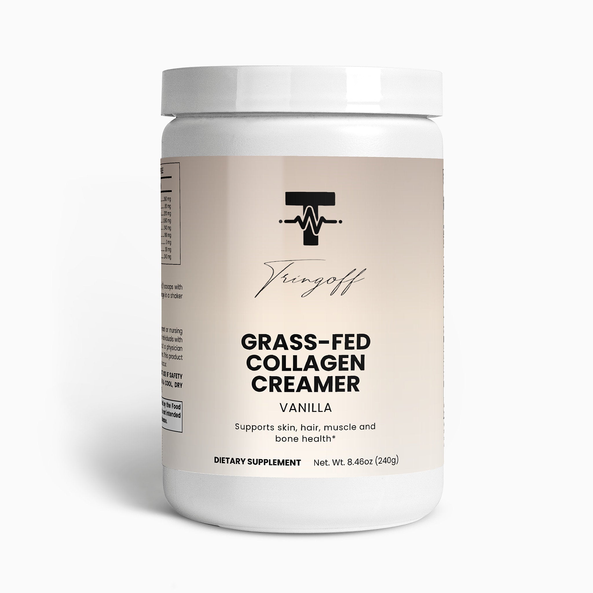 Grasgevoerd collageen creamer (vanille)