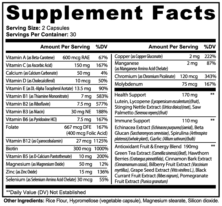 Complete multivitamine